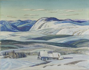 Mattawa, 1935 (grafitt, wc og gouache på papir)